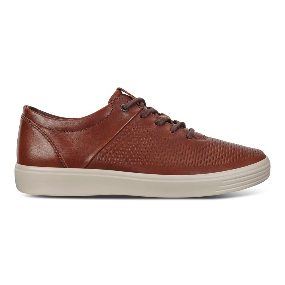 ECCO Mens Sneakers Brown - Soft 7 Lace-Ups - CPQ-087139